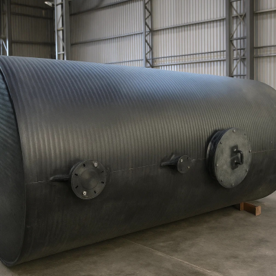 HDPE CYLINDRICAL TANK - MAX FIBER INDIA